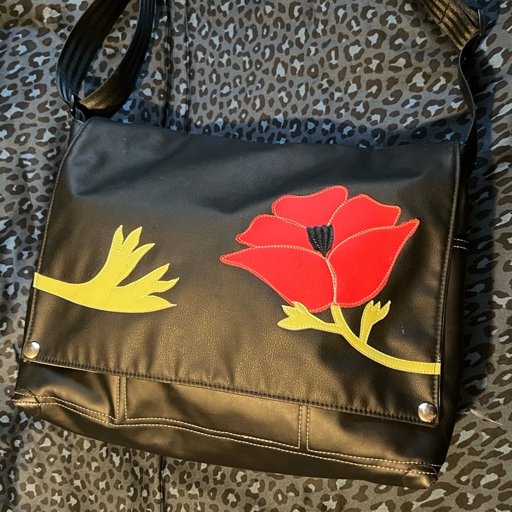 Queen Bee Portland Trucker Crossbody Bag
